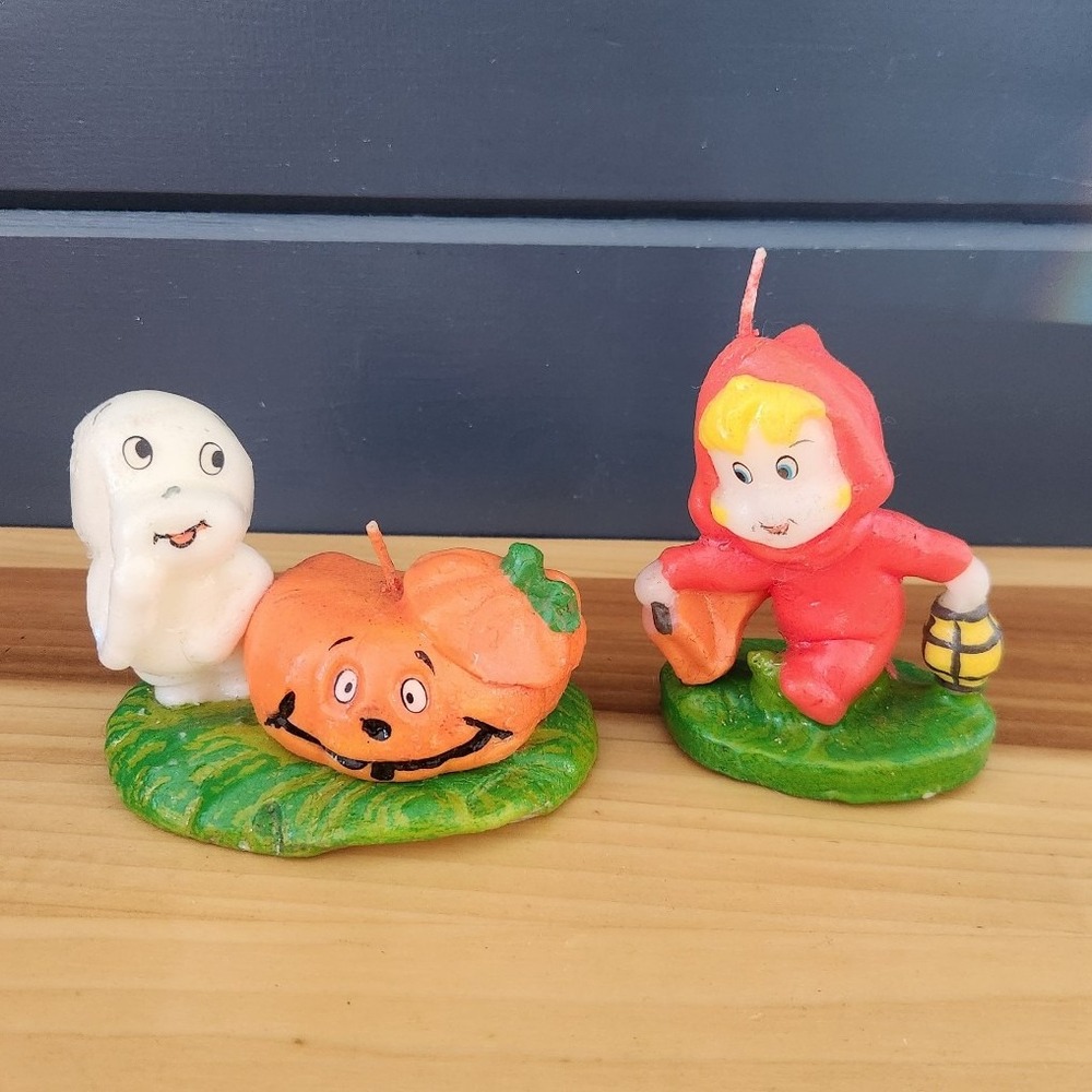 1980s Casper and Wendy Decorative Candles